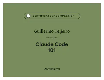 Certificate: Claude Code 101