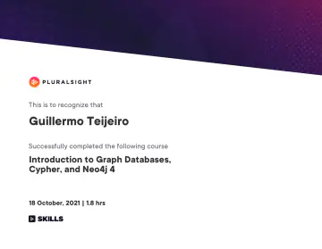 Certificate: Introduction to Graph Databases, Cypher, and Neo4j 4
