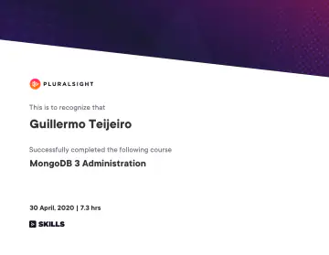 Certificate: MongoDB 3 Administration